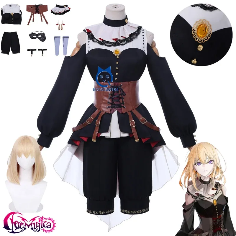 

BanG Dream! Ave Mujica Misumi Hatsune Cosplay Love Live Doloris Role-playing Costume Hot Sale Stage Uniform Dress Wig for Women