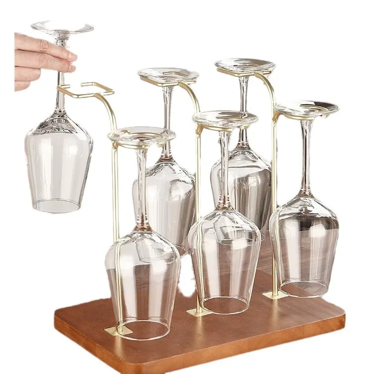 

High-value red wine glass decanter set, household luxury wine, high-end large red bow tie goblet wine set