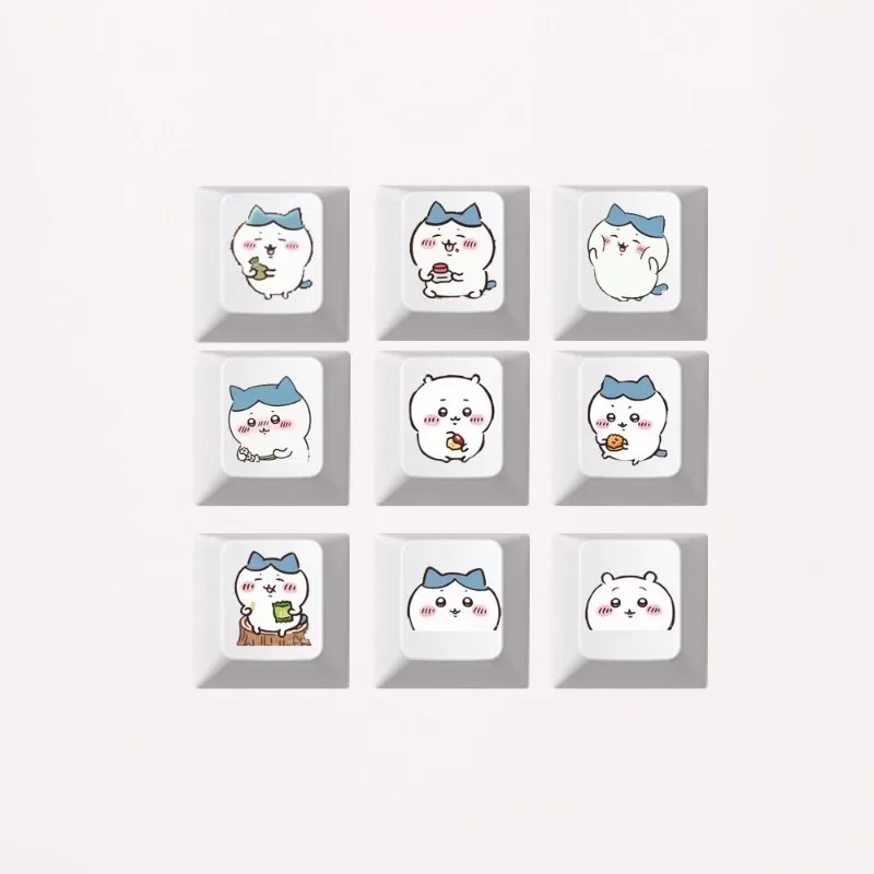 Chiikawa  hachiware Usaki Anime Cartoon Peripheral Cute Original Personalized Keycap Pbt Opaque R4 Key Birthday Gift