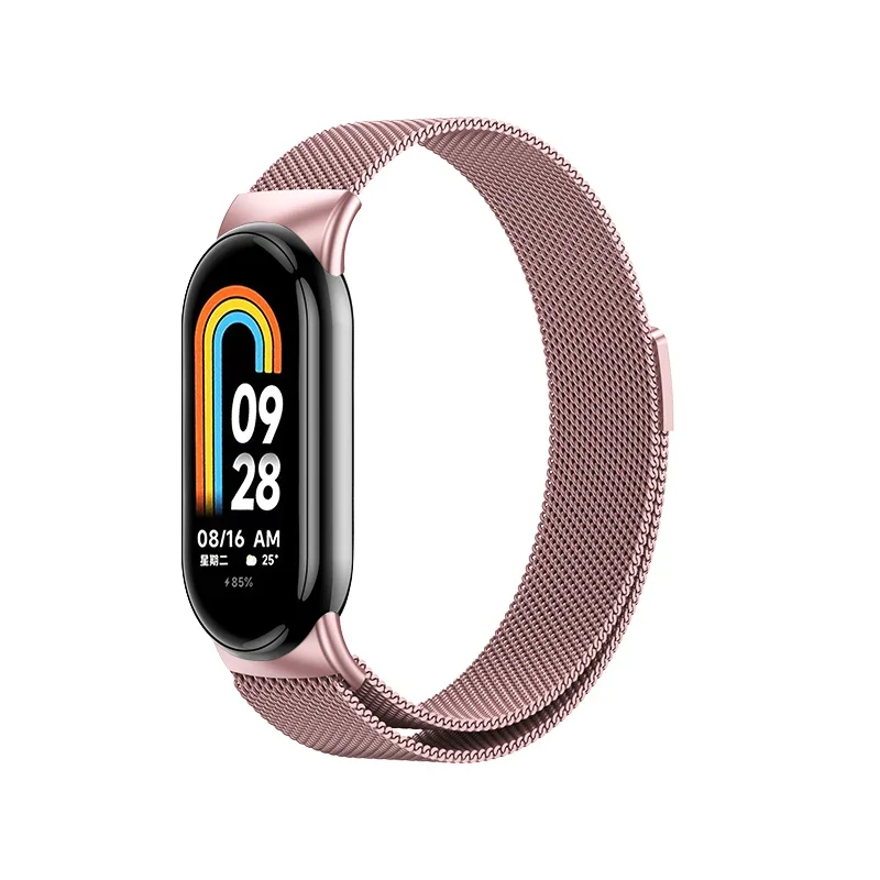 Milanese-Armband für Xiaomi Band 11 10, magnetisches Metallarmband, Edelstahl, bequemes Handgelenksband, Mi Band 8 9, Riemen, Correa – Detail 9