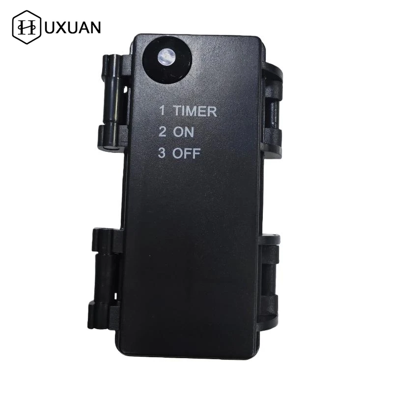 AA 3V No.5 Waterproof And Dustproof Battery Cartridge With Timing Function, 2 Sections, No.5 Battery Holder With Switch