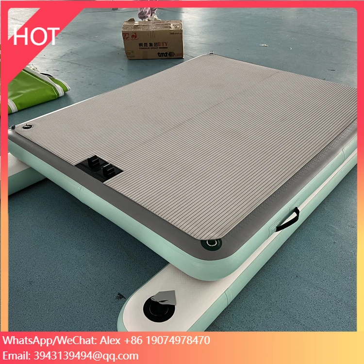 

Inflatable Dock Deck Inflatable Floating Platform OEM ODM Drop Stitch DWF Material Water Floating Air Pontoon Inflatable Dock