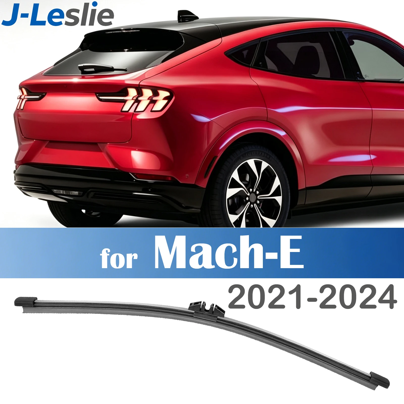 12" Für Ford Mustang Mach-E 2021-2024 Heckscheibenwischerblatt Windschutzscheiben-Heckklappenwischer Zubehör scheibenwischer Hinten Heckwischerarm