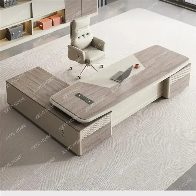 XX Popular Office Desk President Light Luxury Useful Office Desk Working Modern Office Furniture