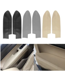 For Honda CRV CR-V 2007 2008 2009 2010 2011 Microfiber Leather Front Door Panel Armrest Cover Protective Trim