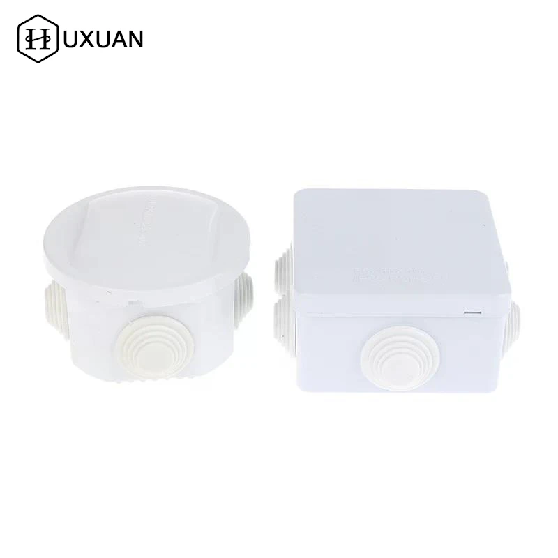 【W】ABS Electrical Junction Box DIY Power Control Case IP65 Waterproof For Cable Wire Connection Enclosure For Indoor/Outdoor