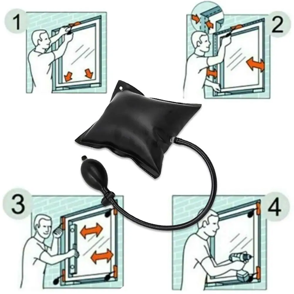 

Профессиональный универсальный ручной инструмент для вскрытия автомобильных дверей: надувная подушка-клин, инструмент для вскрытия замков, черный