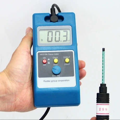 AC Magnetic Particle Testing Digital Teslameter HGS10A Portable magnetic Gauss meter