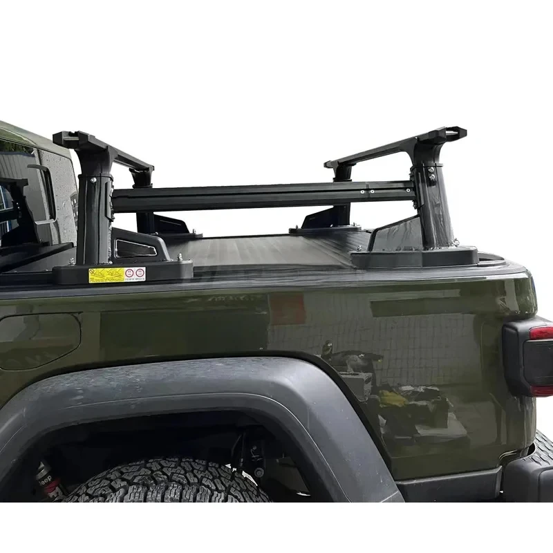 Factory Direct Sale Universal Ute Retractable Adjustable Height Storage Aluminum Pickup Truck Bed Cargo Car Ladder Rack Gladiat