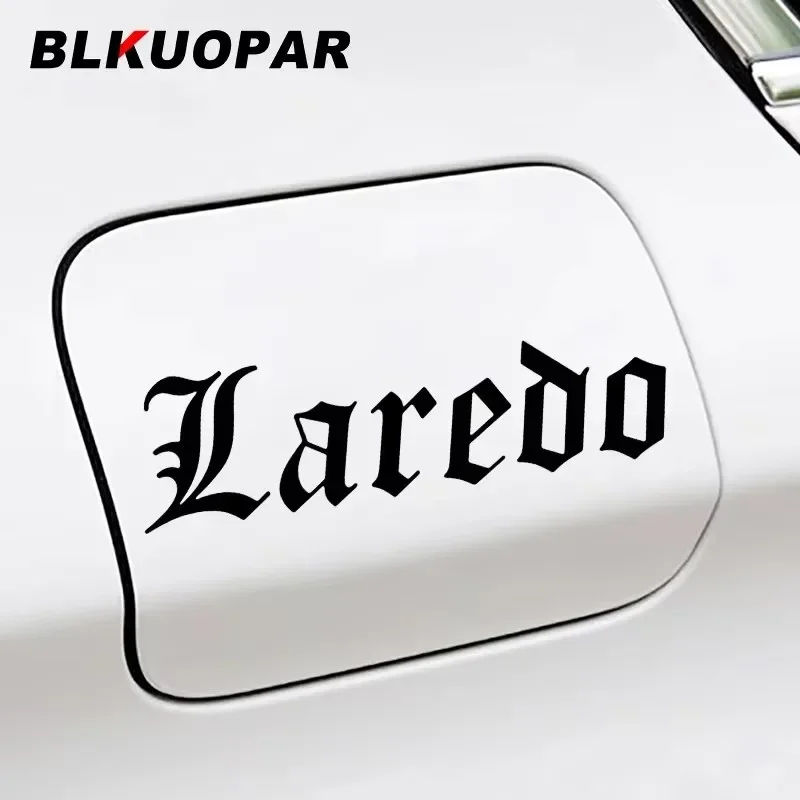 BLKUOPAR Laredo Cities In Texas USA Art Text Car Sticker Laser Silhouette Decal Scratch-Proof Windows Trunk Helmet Decoration