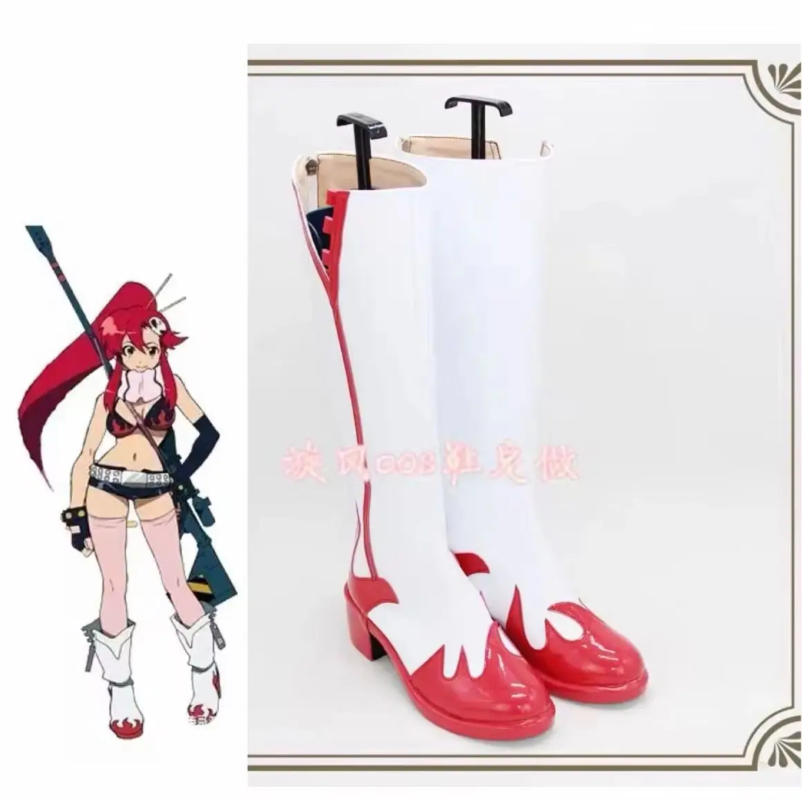 Tengen Toppa Gurren Lagann Cosplay Yoko Littner Boots Bikini Swimsuit Yoko Shoes Swimwear  Halloween Christmas Cos Party Custom