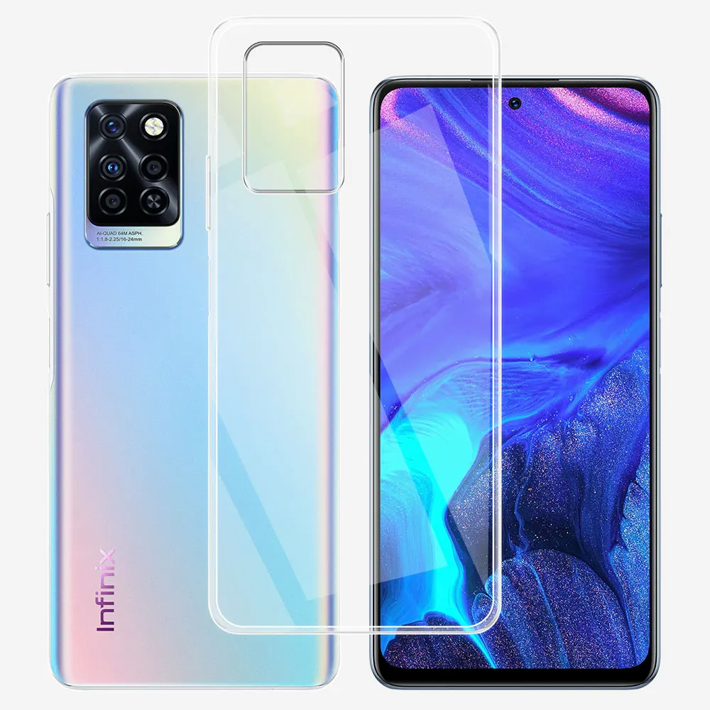 For Infinix Note 10 Pro NFC Case Clear Silicone Soft TPU Phone Back Case Cover For Infinix Note 10 Pro Clear Coque Bumper Fundas