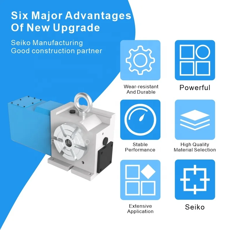 New Machining Center Fourth Axis Indexing Plate RC-170 (Left Hand Type) with 1 Year Warranty and Engine Core Components
