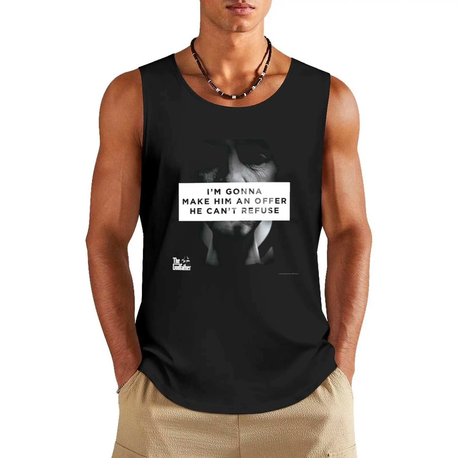 Крестный отец Вито корлеон предложение не может отказаться от майки футболка для фитнеса без рукавов