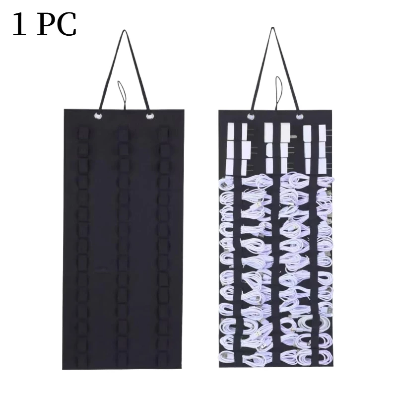 1pc USB Cable And Charger Organizer Kit For Home/Office/Travel Cords Organizer Essentials, Space-Saving Storage Box, Carry Hang