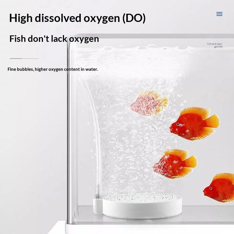 Nano Disc Air Stone Oxygen Aerator for Aquarium - Bubble Diffuser Air Pump Hydroponic Oxygen Plate Mini Aquarium Accessories