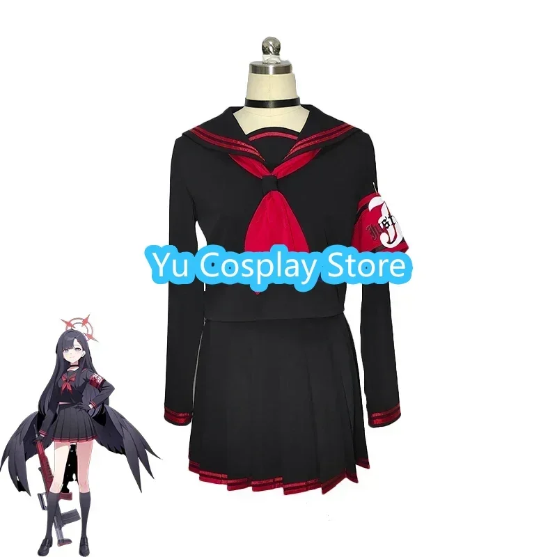 

Yu-Cosplay Game Blue Archive Ichika Cosplay Costume Women Cute Sailor Dress High School JK Uniform Suit Halloween Outfits Custom