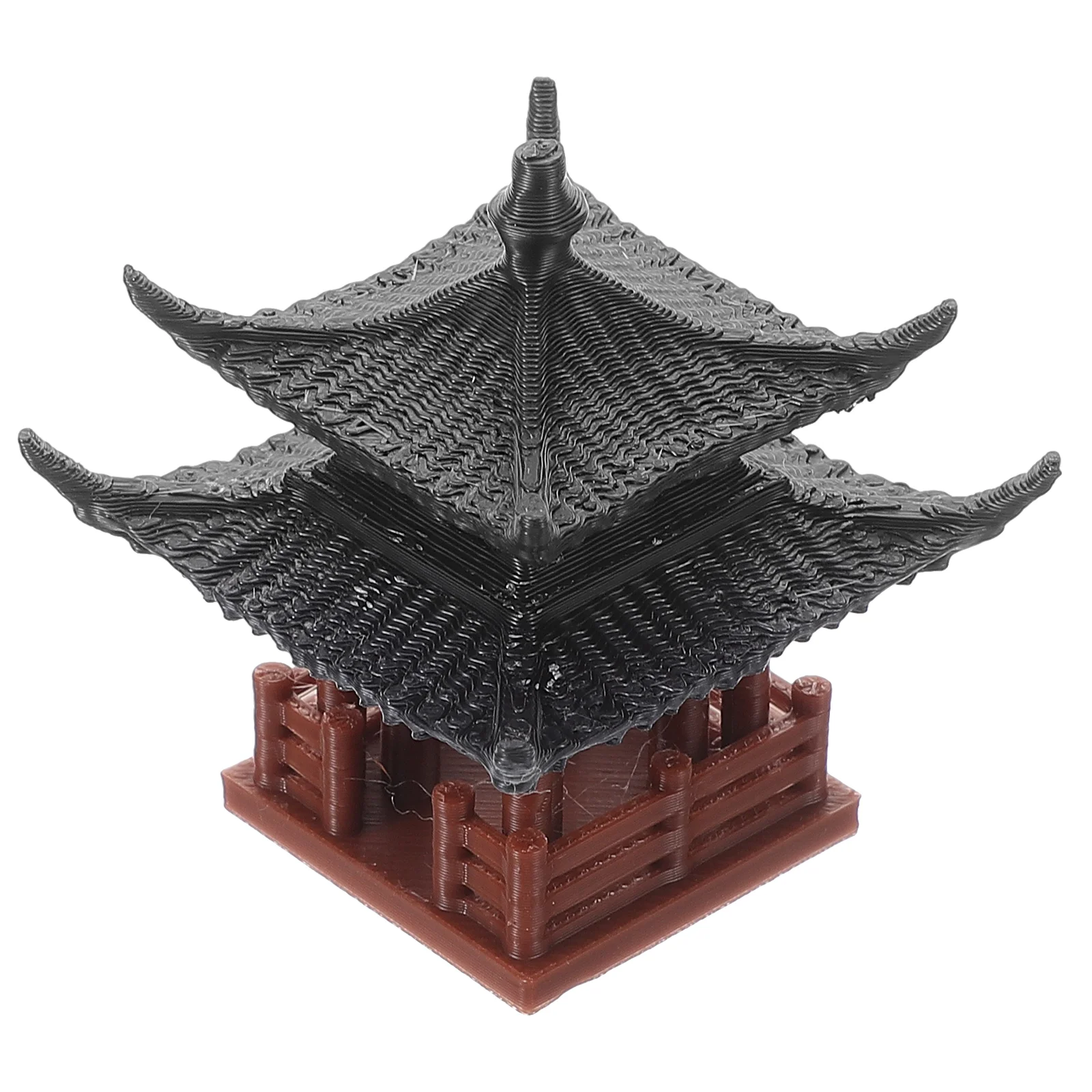 

Micro Landscape Miniature Japanese Garden Pavilion Gazebo Model Zen Figurine Decor Outdoor