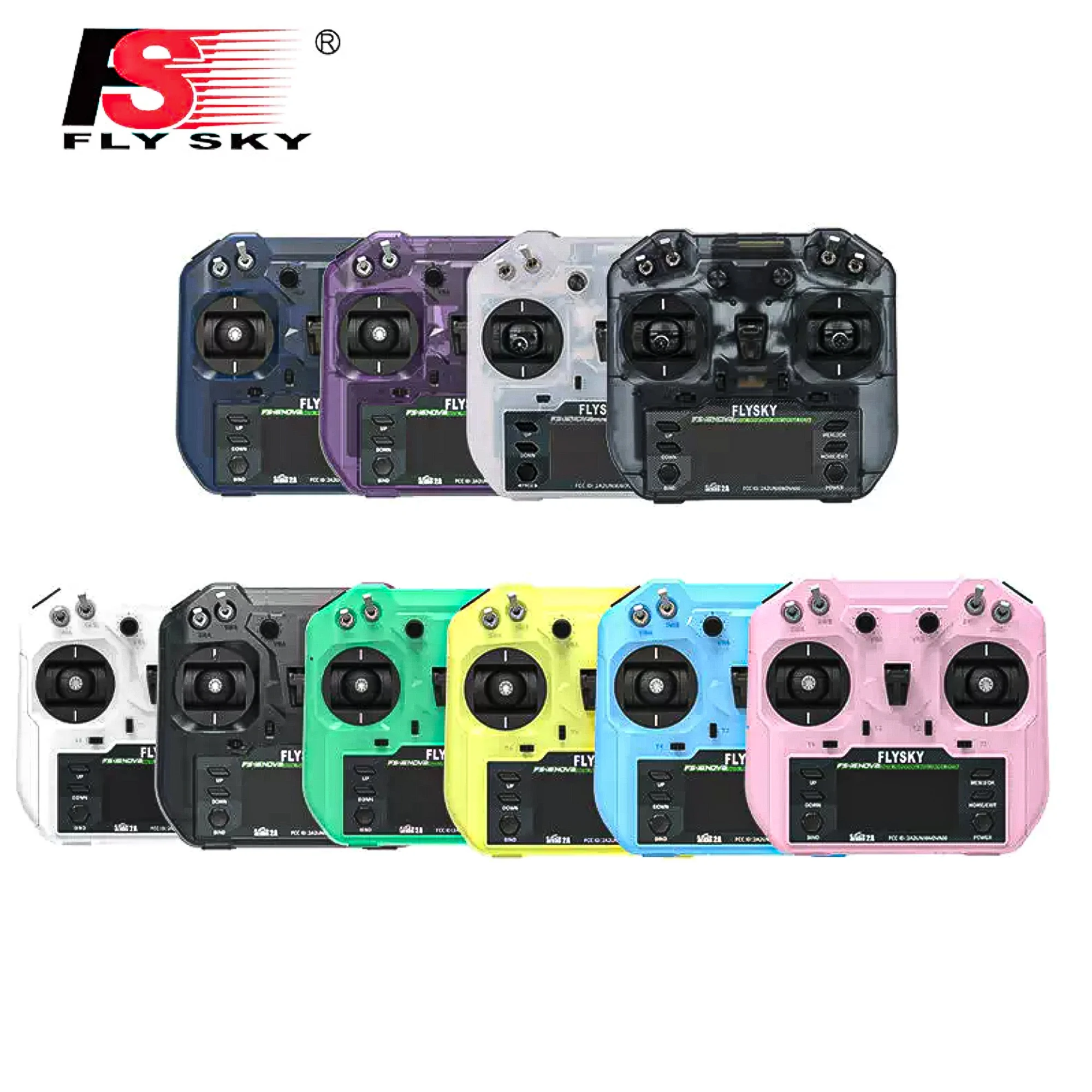 FS-i6NOVA Remote control 10channel 2.4GHz  AFHDS software output  flexible switch configuration and X8M receiver for FPV plane