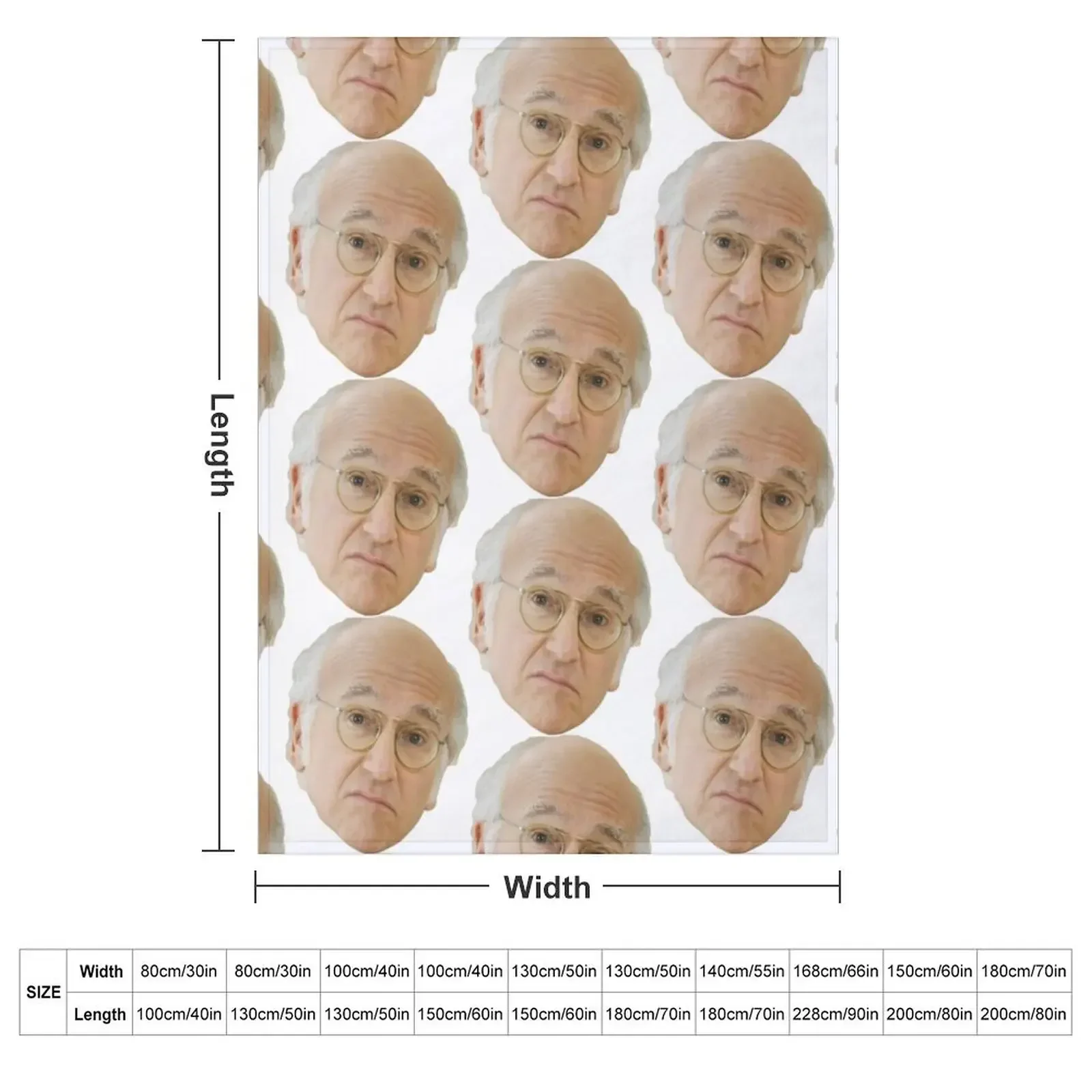LARRY Throw Blanket Travel anime bed plaid Sleeping Bag Retros cosplay anime Blankets