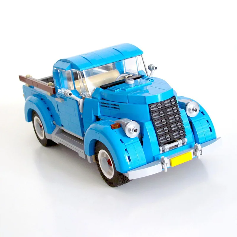 

937pcs MOC Vintage Pickup Truck Creator Expert Model Building Blocks Architecture Toys Christmas Gift Education DIY Creative