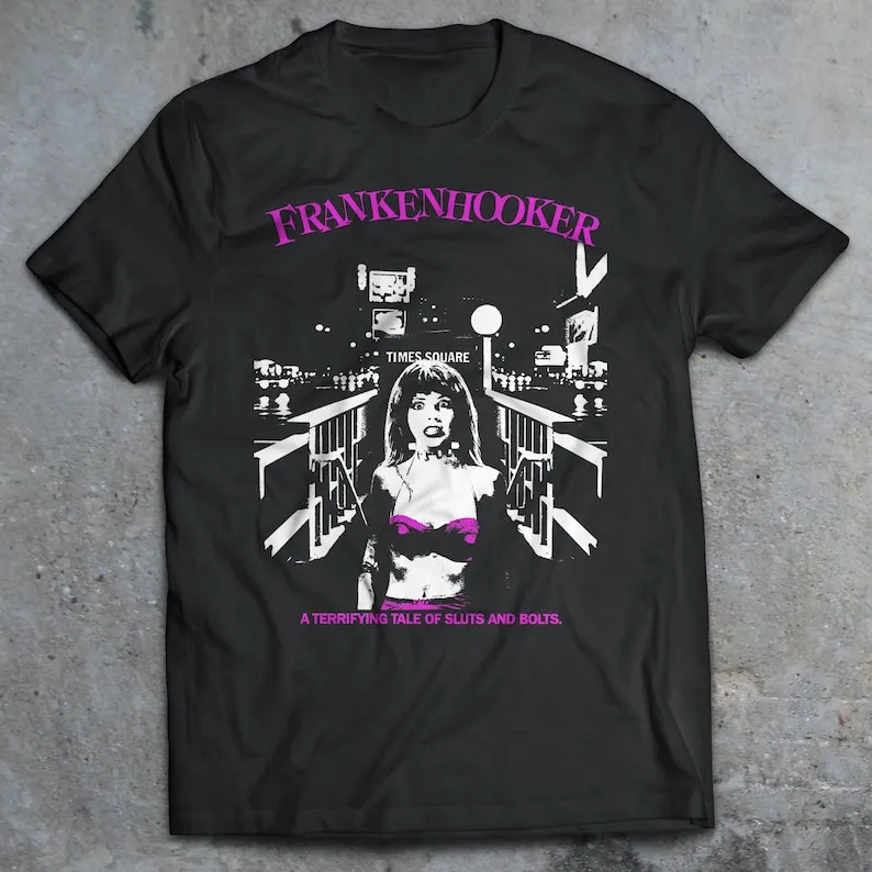 

Frankenhooker T-Shirt, Horror Movie Shirt, 80's Horror, Slasher Film, Cult Movie, Vampires, Punk