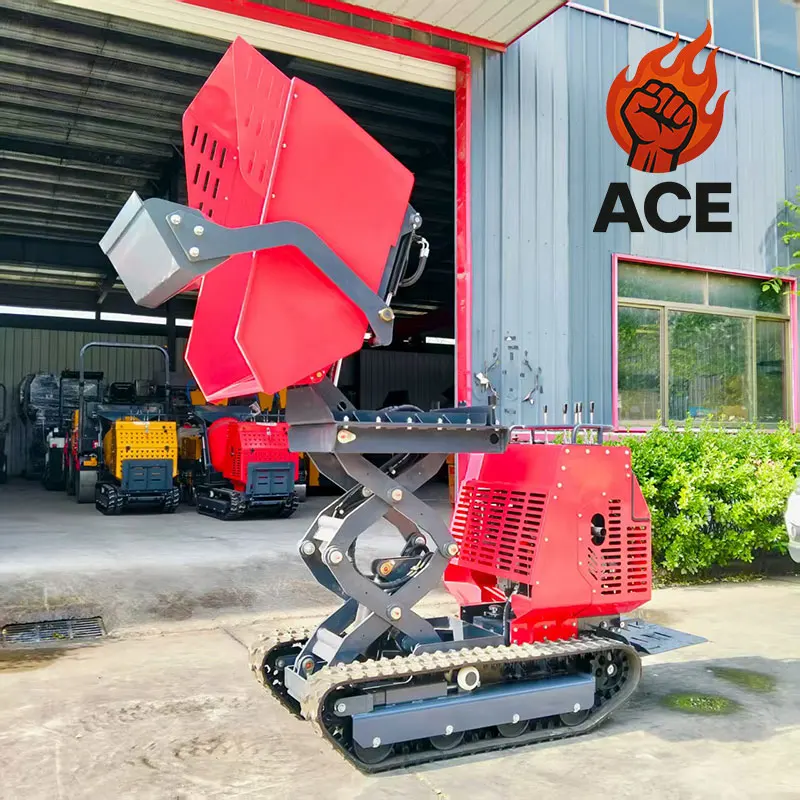 

Mini track Dumper 500kg customized Crawler self loading mini dumper 800kg Agriculture Parks crawler Loader Dumper