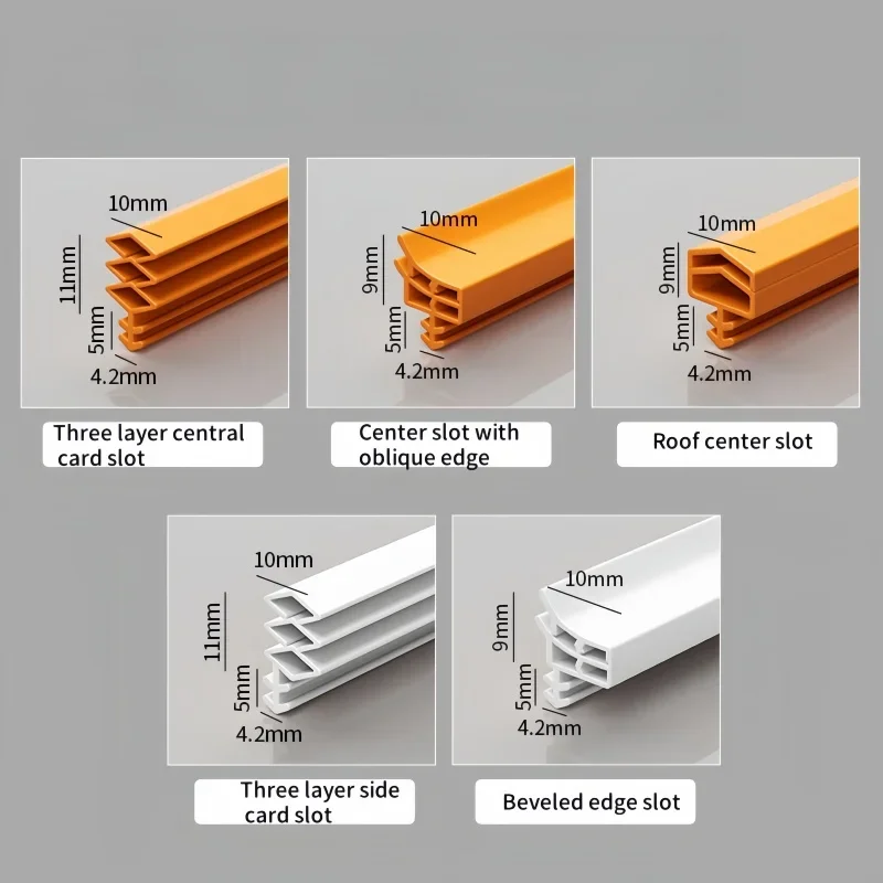 New Premium Soundproof Door Seal With Slot Type Window Rubber Strip Hardware Sealing Strip Windproof Anti Insect Weather strip