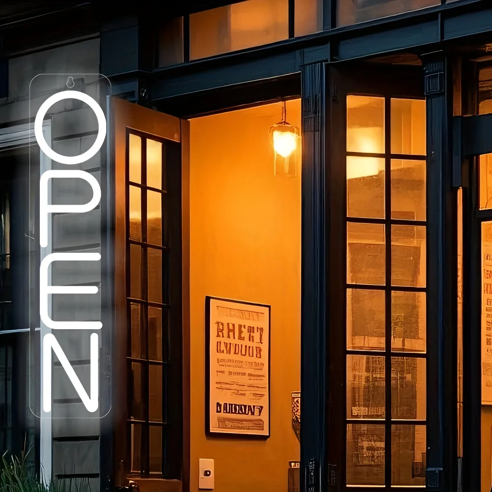 Offenes Neonschild, LED-Neonlicht für gewerbliche Wandleuchte, USB-betrieben, für Bars, Geschäfte, Cafés, Hotels im Freien
