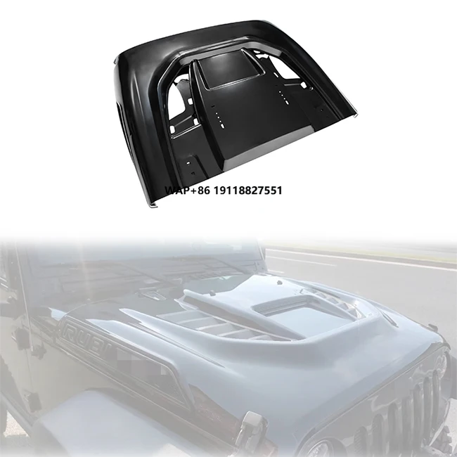 

LUMA 4x4 Accessories Engine Hood Cover Bonnet Engine Protecter Steel 2007-2017 for Wrangler JK
