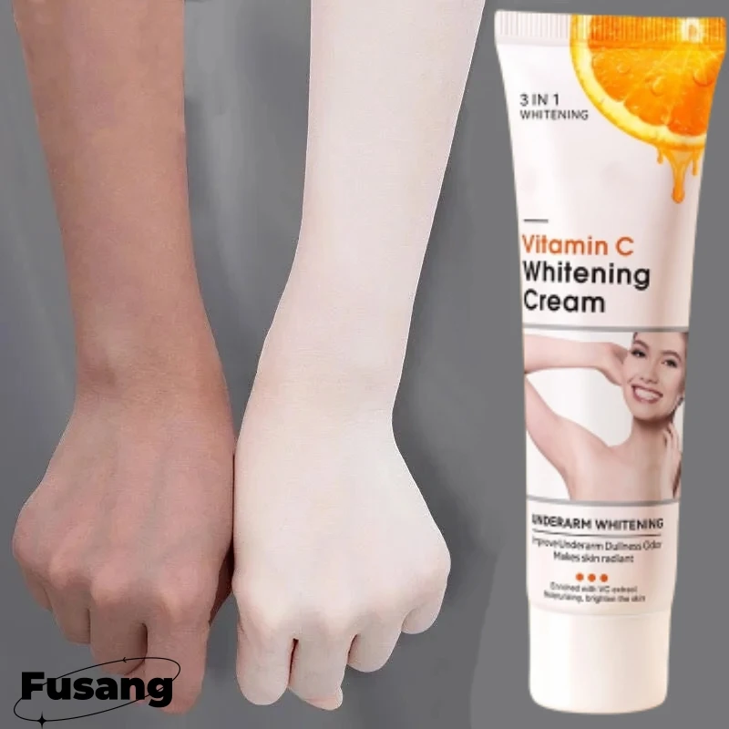 Vitamin C Brighten Cream Bleaching Armpits Knees Thigh Inside Moisturizing Body Lotion Remove Dull Brightening Skin Cream