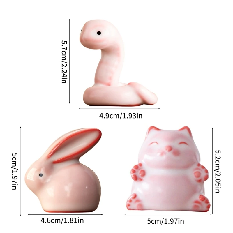  Pig Figurine Ceramics Teacup Spit Bubble Under Bottom Funny Teacups Animal Inside Water Cup Mug Gift for Adult Kids