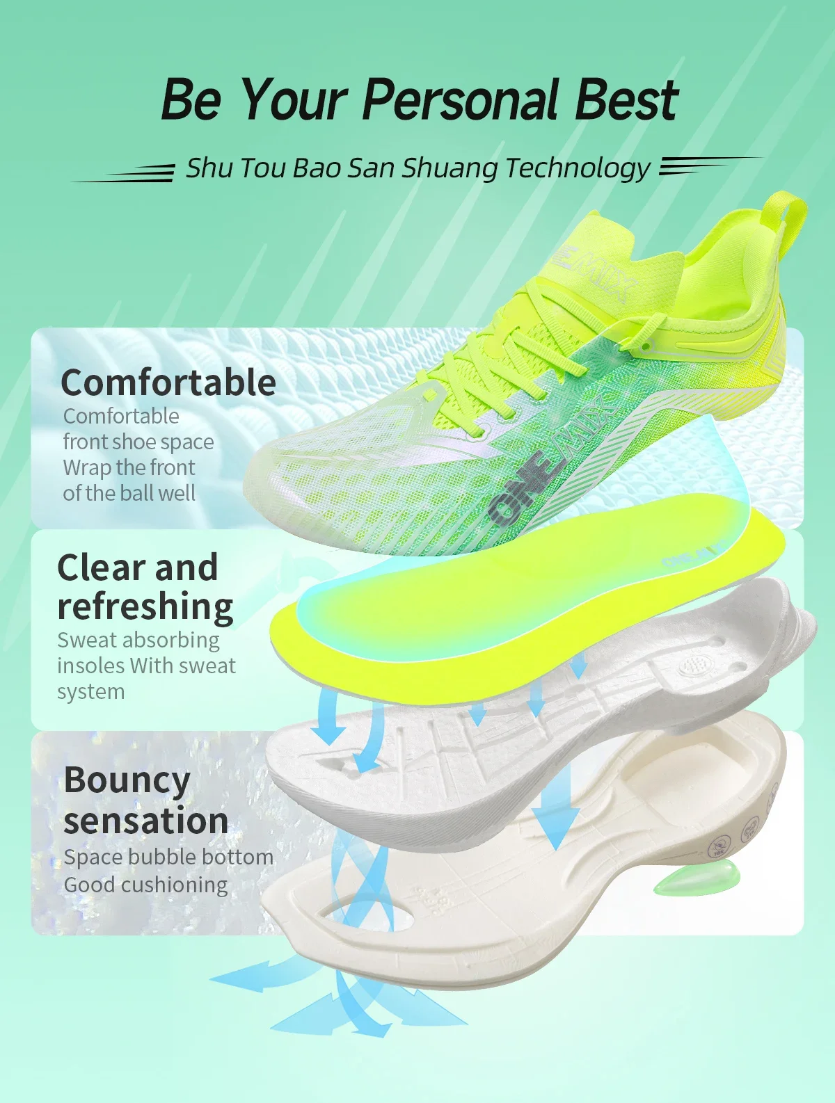 ONEMIX 2026 Pace Beam Marathon Running Shoes for Men Anti-slip Ultra-light Rebound Athletic Carbon Plate Sport Shoes Sneakers