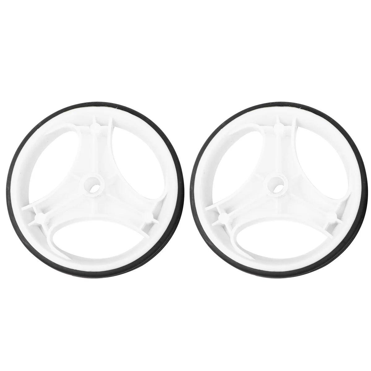 

1Set Bike Auxiliary Wheels High Strength Adjustable Flashing Support Bracket White Mute Balance Training Safety