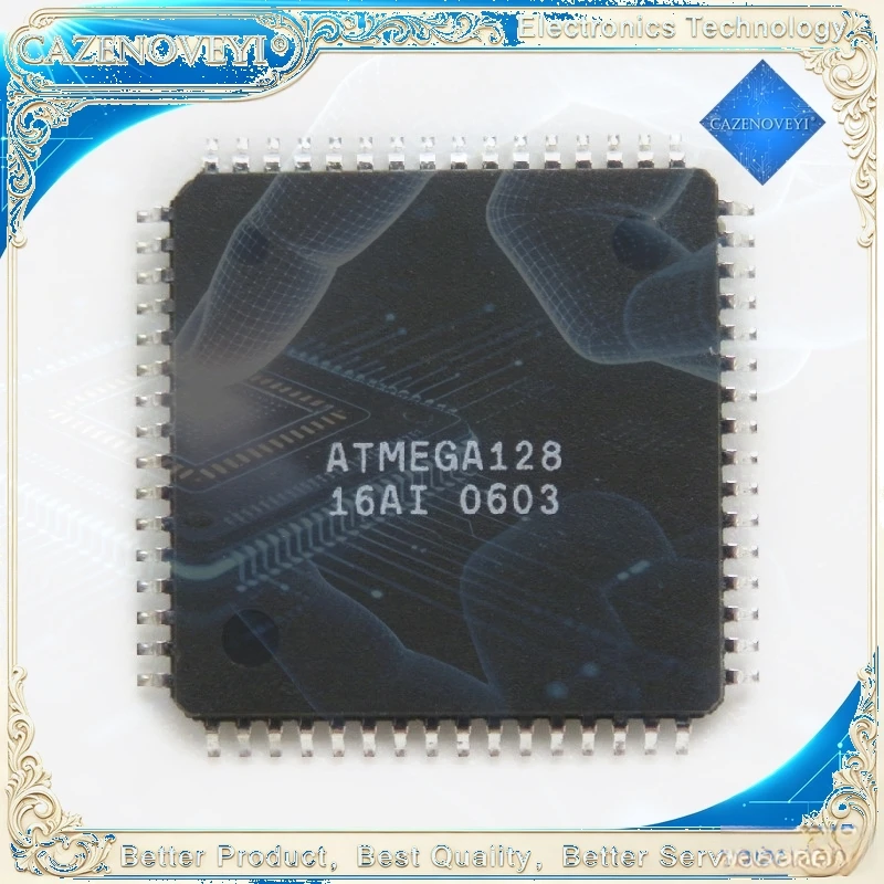 (5-10-20-30-100PCS) ATMEGA128 TQFP-64 ATMEGA128-16AU