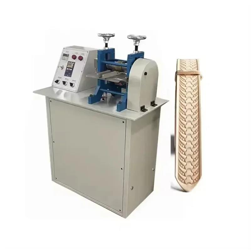 

Hydraulic Pressure Logo Stamping Automatic Leather Belt Embossing Machine For Leather Bag Shoes