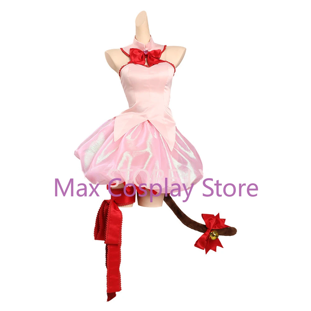 Max Cos Dress Power Momomiya Ichigo Cosplay Costume Outfits Halloween Carnival Suit Role Play for Ladies Women Clothes MM