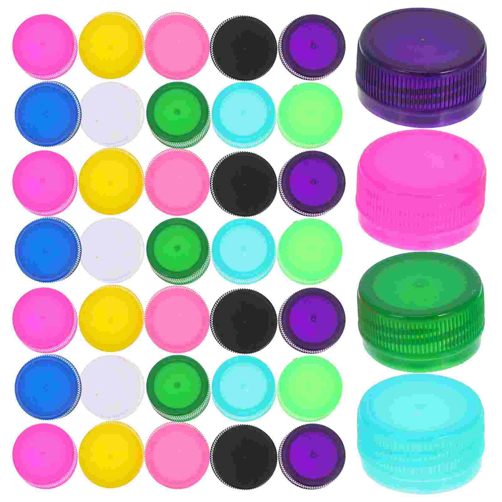 100 Pcs Kids Cups with Straws DIY Bottle Cover Can Lid Caps Colorful Lids Travel