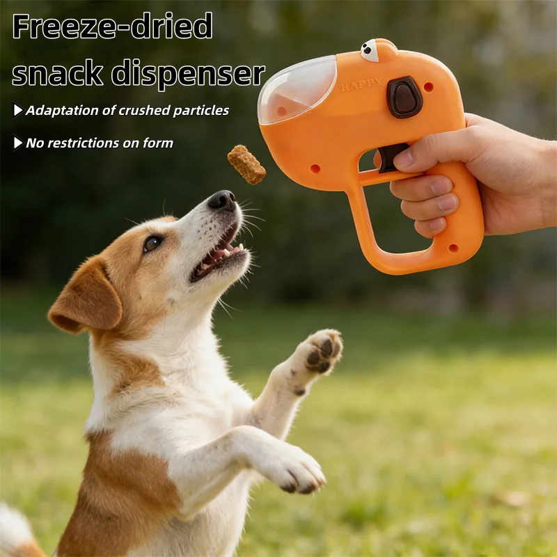 Interactive Pet Treat Launcher Toy for Cats And Dogs Freeze Dried Snack Dispenser Boredom Relief Training Teasing Puzzle Play