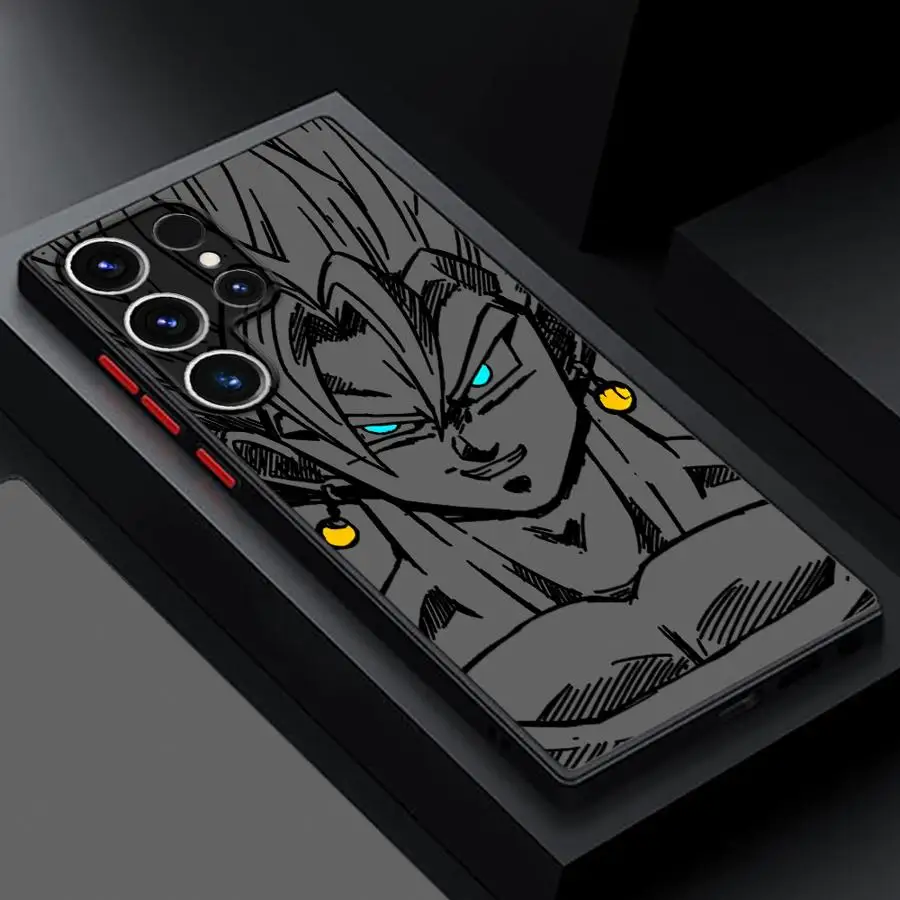 Capa macia para samsung galaxy s21 s20 fe s23 s10 + s21 5g s24 ultra s22 plus s9 plus s25 ultra anime dragons bolas