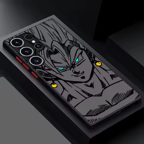 Soft shell Case for Samsung Galaxy S21 S20 FE S23 S10+ S21 5G S24 Ultra S22 Plus S9 Plus S25 Ultra Anime DragonS BallS