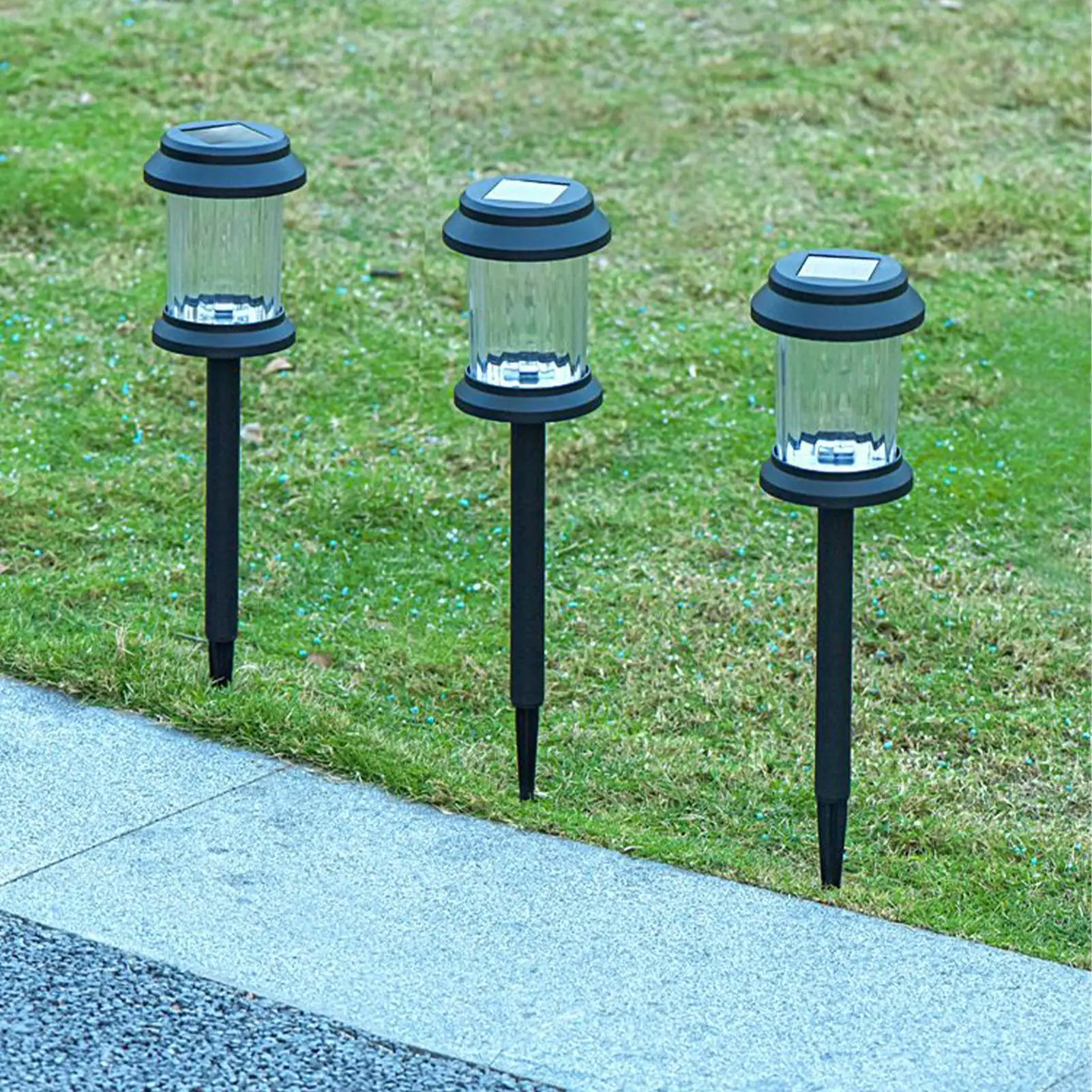 Solar Lights Outdoor Outdoor Lights Solar Powered 6 Pieces Waterproof LED Stake Outside Decor For Path Backyard Driveway Patio