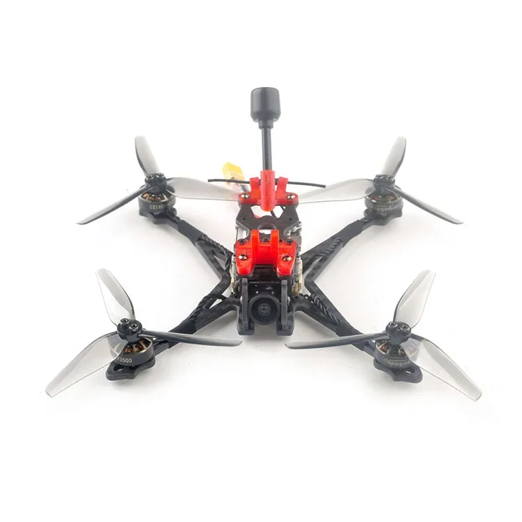 HappyModel Crux35 HD V2 Caddx HD Camera Nebula Nano CrazyF411 AIO FC URAT ELRS EX1404 Motor 4S FPV 3.5inch RC Drone