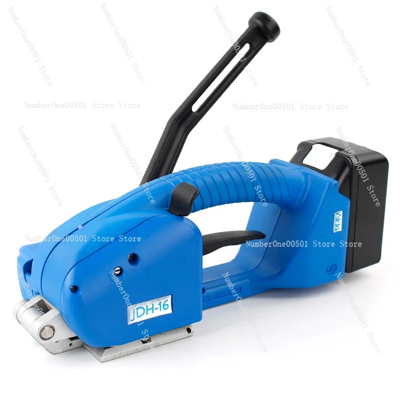 JDH-16 Buckle-free hot melt electric plastic-steel baler PET bonding automatic hand strapping machine PP plastic belt