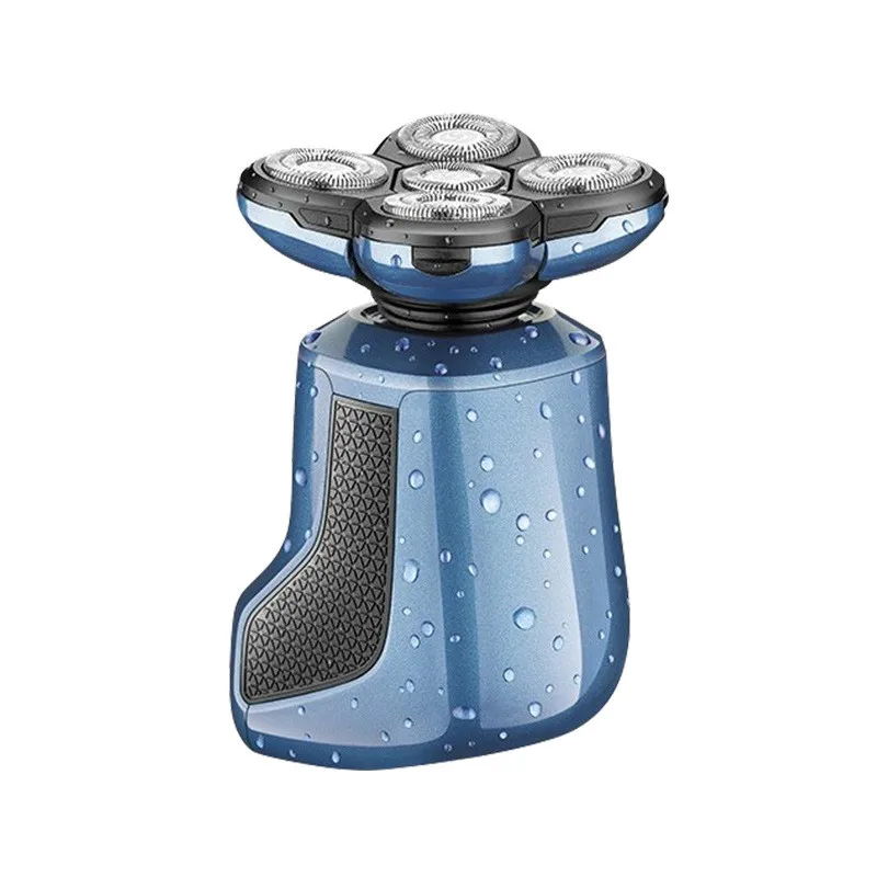 New electric shaver five-head razor bald hair clipper lithium battery multi-functional washing beard knife