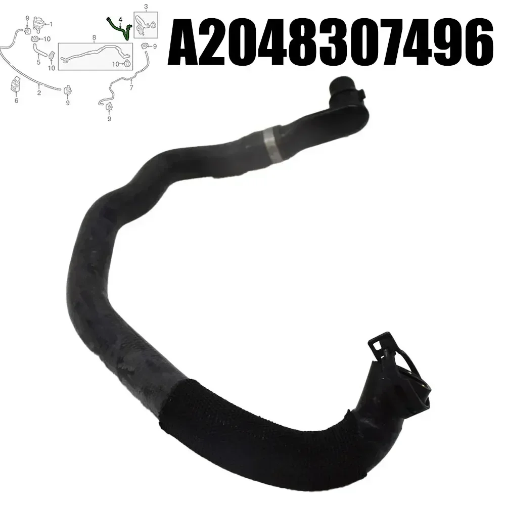 Newest Coolant Pipe Hose Line For Mercedes C E W204 A207 W212 OEM Part Number A2048307496 Direct Replacement Car Accessories