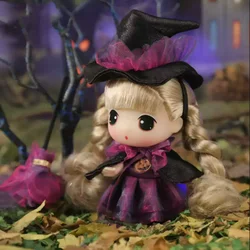 Action Figures 9cm Genuine Ddung Halloween Limited Series Dress Doll Zombie Fox Fairy Mummy Pumpkin Skull Doll Surperise Gift