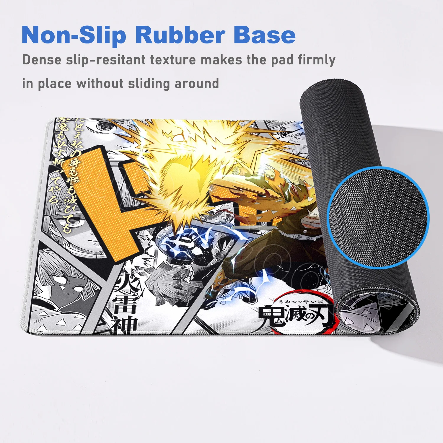New Cool Anime Demon Slayers Mouse Pad Gaming Laptop Keyboard Mat Xxl Protector Deskmat Gamer Mats Rengoku Kyoujurou Pc Mousepad