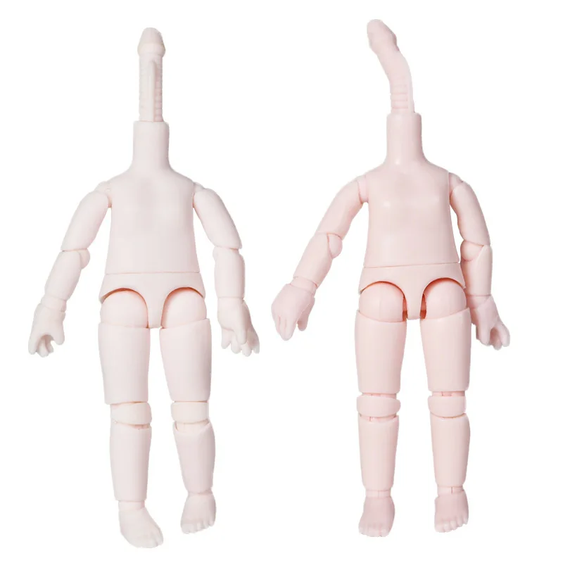 1/12 BJD poupée nue jouet accessoires peau blanche/articulaires mobile poupée nue amovible cgc tête d'argile 11cm poupée corps nu