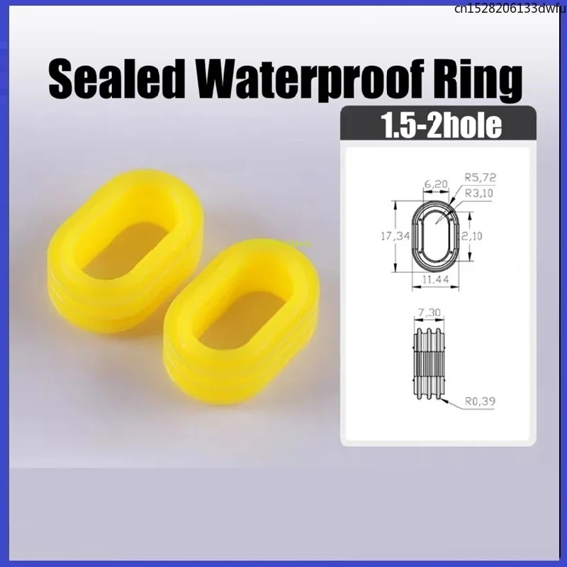 282080-1 High Imitation AMP Connector Ring 7021-1.5/2 Hole Silicone Waterproof Connector O Ring